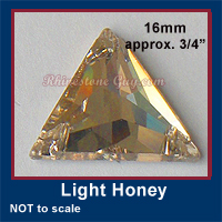 RG Triangle Sew On Light Honey